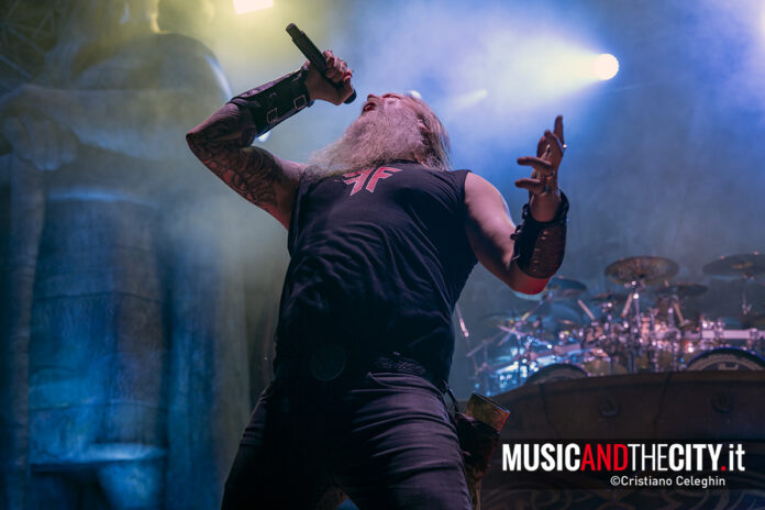 Johan Hegg Amon Amarth ph. Cristiano Celeghin