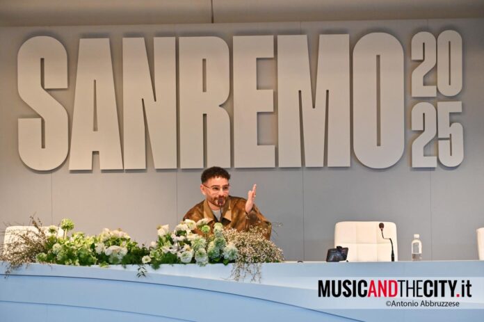 Rocco Hunt Sanremo 2025 conferenza